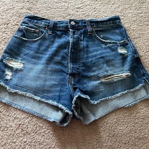 Abercrombie and Fitch Cutoff Denim Shorts